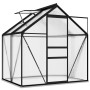 Anthrazitgraues Aluminium-Gewächshaus 2,47 m² von vidaXL, Gewächshäuser - Ref: Foro24-312065, Preis: 337,29 €, Rabatt: %