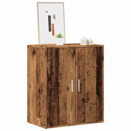 Mueble zapatero madera ingeniería madera envejecida 60x35x70 cm by , Shoe racks and shoe organizers - Ref: Foro24-856696, Pri...