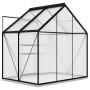 Anthrazitgraues Aluminium-Gewächshaus 2,47 m² von vidaXL, Gewächshäuser - Ref: Foro24-312065, Preis: 337,29 €, Rabatt: %