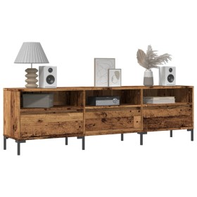 Mueble de TV madera ingeniería madera envejecida 150x30x44,5 cm de , Muebles TV - Ref: Foro24-857189, Precio: 111,34 €