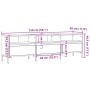 Mueble de TV madera ingeniería madera envejecida 150x30x44,5 cm by , TV Furniture - Ref: Foro24-857189, Price: 107,39 €, Disc...