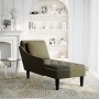 Tumbona almohada reposabrazo derecho cuero verde militar by , Daybeds - Ref: Foro24-4009859, Price: 139,67 €, Discount: %