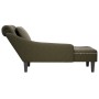 Tumbona almohada reposabrazo derecho cuero verde militar by , Daybeds - Ref: Foro24-4009859, Price: 139,67 €, Discount: %
