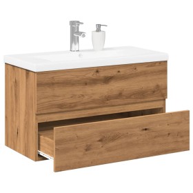 Mueble con lavabo integrado roble artisan by , bathroom vanities - Ref: Foro24-3328924, Price: 224,24 €, Discount: %