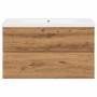 Mueble con lavabo integrado roble artisan by , bathroom vanities - Ref: Foro24-3328924, Price: 224,24 €, Discount: %