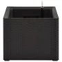 Arriate con sistema de riego automático antracita 100x43x33 cm de vidaXL, Maceteros y jardineras - Ref: Foro24-313961, Precio...