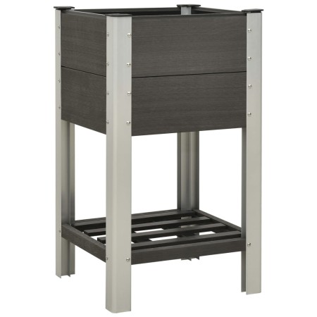 Gartentisch mit Ablage WPC grau 50x50x90 cm von vidaXL, Töpfe und Pflanzgefäße - Ref: Foro24-149013, Preis: 87,86 €, Rabatt: %