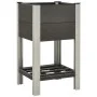 Garden growing table with shelf WPC gray 50x50x90 cm by vidaXL, Pots and planters - Ref: Foro24-149013, Price: 88,91 €, Disco...