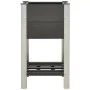 Garden growing table with shelf WPC gray 50x50x90 cm by vidaXL, Pots and planters - Ref: Foro24-149013, Price: 88,91 €, Disco...