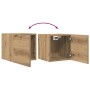 Muebles de pared para TV 2 uds roble artisan 30,5x30x30 cm von , TV-Möbel - Ref: Foro24-856415, Preis: 47,48 €, Rabatt: %