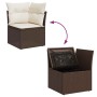 Set de sofás de jardín 9 pzas y cojines ratán sintético marrón by , Garden sets - Ref: Foro24-3325349, Price: 574,57 €, Disco...
