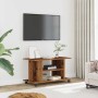Mueble de TV con ruedas madera ingeniería envejecida 80x40x45cm von , TV-Möbel - Ref: Foro24-855790, Preis: 62,90 €, Rabatt: %