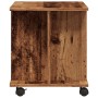 Mueble de TV con ruedas madera ingeniería envejecida 80x40x45cm von , TV-Möbel - Ref: Foro24-855790, Preis: 62,90 €, Rabatt: %