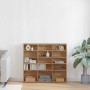 Mueble de CD madera de ingeniería roble artisan 100x23x89,5 cm by , CD and DVD storage - Ref: Foro24-856001, Price: 84,07 €, ...