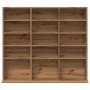 Mueble de CD madera de ingeniería roble artisan 100x23x89,5 cm by , CD and DVD storage - Ref: Foro24-856001, Price: 84,07 €, ...