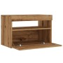 Mueble de TV luces LED madera roble artisan 60x35x40 cm von , TV-Möbel - Ref: Foro24-856311, Preis: 52,27 €, Rabatt: %