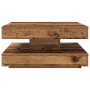 Mesa de centro giratoria 360 grados envejecida 70x70x34,5 cm von , Couchtisch - Ref: Foro24-858486, Preis: 85,58 €, Rabatt: %