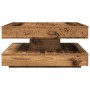 Mesa de centro giratoria 360 grados envejecida 70x70x34,5 cm von , Couchtisch - Ref: Foro24-858486, Preis: 85,58 €, Rabatt: %