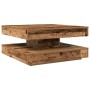 Mesa de centro giratoria 360 grados envejecida 70x70x34,5 cm von , Couchtisch - Ref: Foro24-858486, Preis: 85,58 €, Rabatt: %
