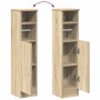 Mueble de baño con portarrollos roble Sonoma 20,5x22x90 cm by , Bathroom furniture - Ref: Foro24-858499, Price: 37,05 €, Disc...