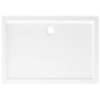 White ABS rectangular shower tray 70x100 cm by vidaXL, Shower trays - Ref: Foro24-148906, Price: 111,91 €, Discount: %