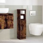 Mueble de baño con portarrollos roble ahumado 20,5x22x90 cm by , Bathroom furniture - Ref: Foro24-858501, Price: 33,58 €, Dis...