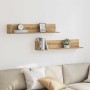 Estantes de pared 2 uds madera roble artisan 100x16,5x16,5 cm de , Estantes y estanterías - Ref: Foro24-860048, Precio: 50,05 €