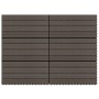 Verandafliesen 6 Stk. WPC dunkelbraun 60x30 cm 1,08 m² von vidaXL, Böden und Teppiche - Ref: Foro24-149027, Preis: 58,41 €, R...