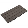 Verandafliesen 6 Stk. WPC dunkelbraun 60x30 cm 1,08 m² von vidaXL, Böden und Teppiche - Ref: Foro24-149027, Preis: 58,41 €, R...