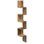 Estante de esquina de pared ingeniería envejecida 20x20x127,5cm von , Regale und Regale - Ref: Foro24-856614, Preis: 37,23 €,...