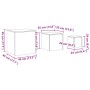 Mesas auxiliares 3 uds madera de ingeniería roble artisan by , Side tables - Ref: Foro24-856677, Price: 85,81 €, Discount: %