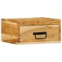Mesitas de noche de pared 2 uds madera maciza de acacia de , Mesitas de noche - Ref: Foro24-4017457, Precio: 122,72 €, Descue...