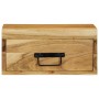 Mesitas de noche de pared 2 uds madera maciza de acacia de , Mesitas de noche - Ref: Foro24-4017457, Precio: 122,72 €, Descue...