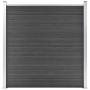 Panel de valla WPC negro 180x186 cm de vidaXL, Paneles de vallas - Ref: Foro24-148972, Precio: 279,78 €, Descuento: %
