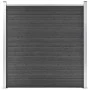 Panel de valla WPC negro 180x186 cm de vidaXL, Paneles de vallas - Ref: Foro24-148972, Precio: 323,02 €, Descuento: %