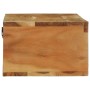 Mueble de TV de pared madera maciza de acacia 100x30x19 cm