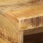 Mueble de TV de pared madera maciza de mango rugosa 80x30x19 cm by , CD and DVD storage - Ref: Foro24-4017476, Price: 82,04 €...