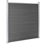 Panel de valla WPC negro 180x186 cm de vidaXL, Paneles de vallas - Ref: Foro24-148972, Precio: 279,78 €, Descuento: %