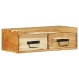 Mueble de TV de pared madera maciza de acacia 60x30x19 cm by , CD and DVD storage - Ref: Foro24-4017460, Price: 71,69 €, Disc...