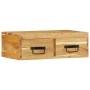 Mueble de TV de pared madera maciza de acacia 60x30x19 cm by , CD and DVD storage - Ref: Foro24-4017460, Price: 71,69 €, Disc...