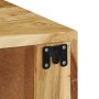 Mueble de TV de pared madera maciza de acacia 60x30x19 cm by , CD and DVD storage - Ref: Foro24-4017460, Price: 71,69 €, Disc...