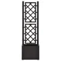 Flowerbed with trellis and anthracite automatic irrigation system by vidaXL, Pots and planters - Ref: Foro24-313965, Price: 1...