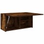Mueble de pared baño madera ingeniería roble ahumado 60x25x30cm von , Badezimmerwaschtische - Ref: Foro24-860062, Preis: 47,6...