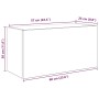 Mueble de pared baño madera ingeniería roble ahumado 60x25x30cm von , Badezimmerwaschtische - Ref: Foro24-860062, Preis: 47,6...
