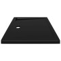 Rectangular black ABS shower tray 80x100 cm by vidaXL, Shower trays - Ref: Foro24-148912, Price: 108,55 €, Discount: %