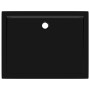 Rectangular black ABS shower tray 80x100 cm by vidaXL, Shower trays - Ref: Foro24-148912, Price: 108,55 €, Discount: %