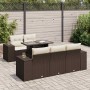 Set sofás de jardín 6 piezas y cojines ratán sintético marrón von , Gartensets - Ref: Foro24-3326734, Preis: 522,05 €, Rabatt: %