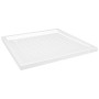 Plato de ducha con puntos ABS blanco 90x90x4 cm