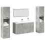 Juego muebles de baño 4 pzas madera contrachapada gris hormigón von , Badezimmermöbel - Ref: Foro24-3324875, Preis: 181,09 €,...