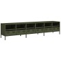 Mueble TV acero laminado en frío verde oliva 202x39x43,5 cm von , TV-Möbel - Ref: Foro24-3307159, Preis: 219,58 €, Rabatt: %